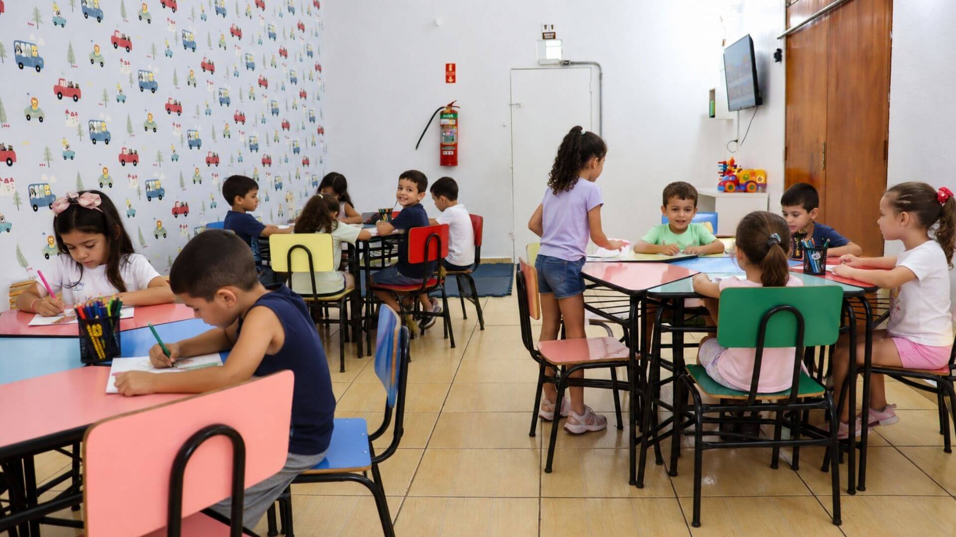 Crianças no Ministério Infantil